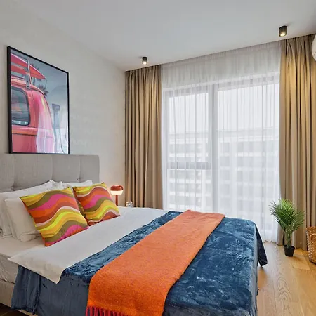 דירה Summer Vibes Nusco Modern Apartment, Parking, Fast Wifi, Balcony *