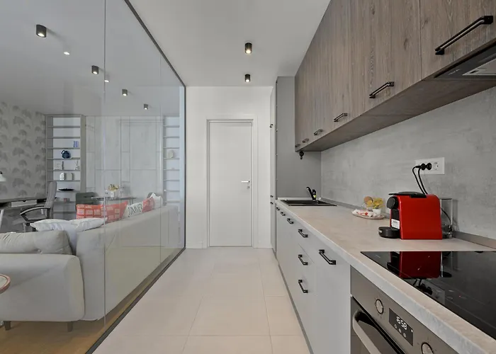 דירה Summer Vibes Nusco Modern Apartment, Parking, Fast Wifi, Balcony *